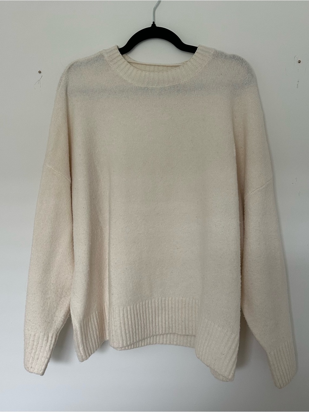 Vero Moda Cream Crewneck Pullover